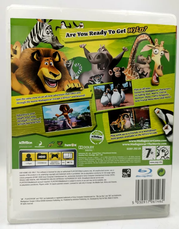 MADAGASCAR 2 ESCAPE AFRICA PS3