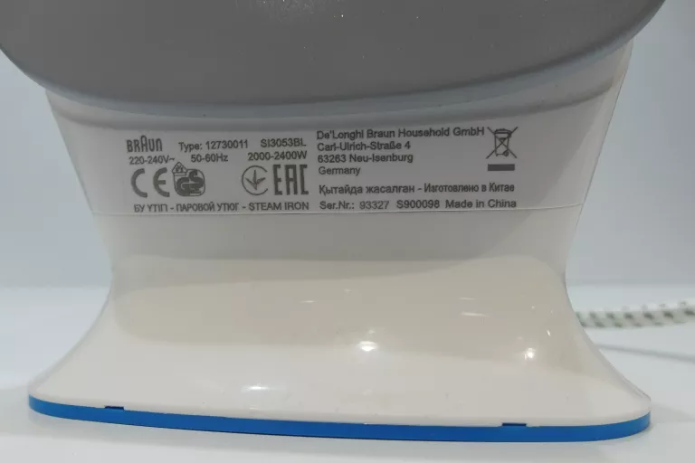 ŻELAZKO BRAUN TEXSTYLE 3 SI 3053