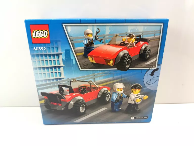 LEGO CITY 60392 MOTOCYKL POLICYJNY POŚCIG ZA SAMOCHODEM