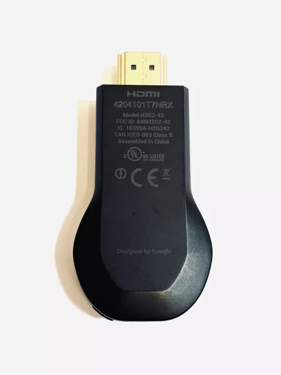 GOOGLE CHROMECAST H2G2-42 KOMPLET