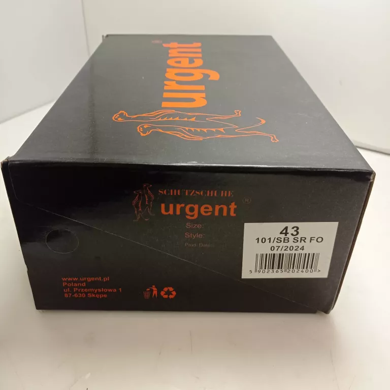 BUTY ROBOCZE URGENT R.43 OKAZJA!