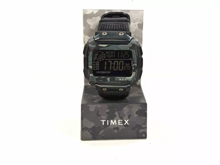 ZEGAREK WODOSZCZELNY TIMEX SHOCK COMMAND ALARM STOPER TW5M18200