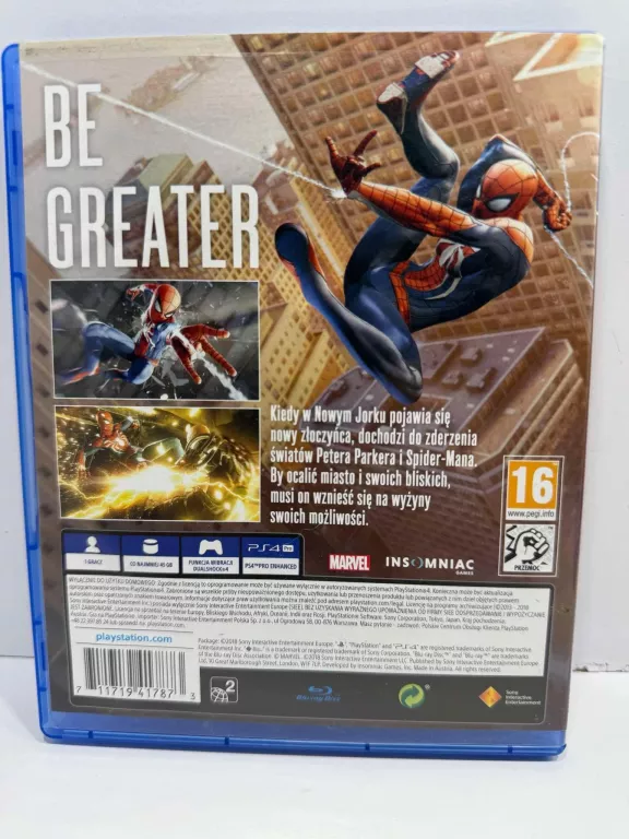 MARVEL'S SPIDER-MAN PS4