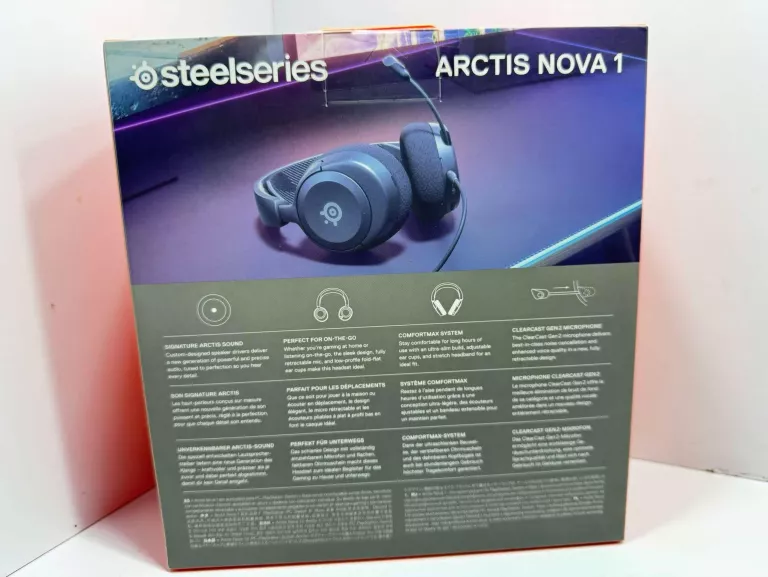 SŁUCHAWKI PRZEWODOWE STEELSERIES ARCTIS NOVA 1