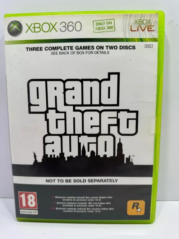 GRAND THEFT AUTO IV XBOX 360