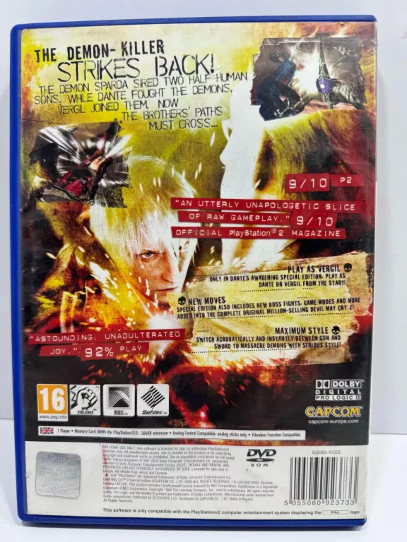 DEVIL MAY CRY 3 SPECIAL EDITION PS2