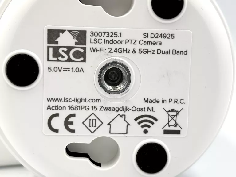 OBROTOWA KAMERA WEWNĘTRZNA WIFI LSC SMART CONNECT 1080P 2.4/5GHZ