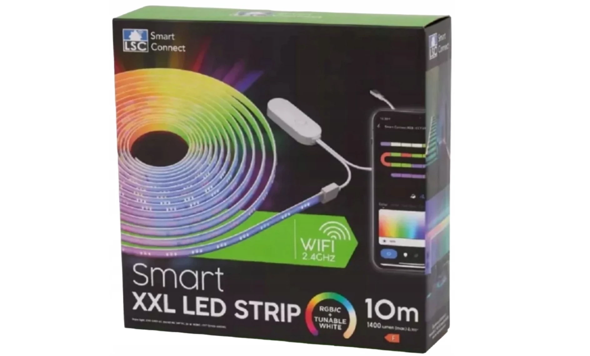 LSC MOCNA TA MA LED STRIP 10M RGB KOLORY Z PILOTEM 24W Ta my LED Loombard.pl