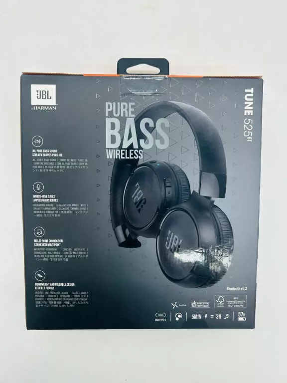 SŁUCHAWKI NAUSZNE JBL TUNE 525BT CZARNY