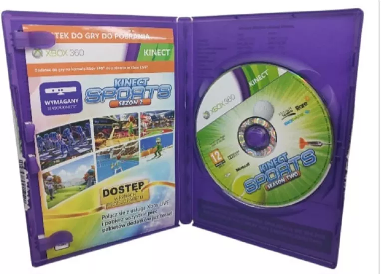 GRA KINECT SPORTS SEZON 2 XBOX 360 WERSJA PL