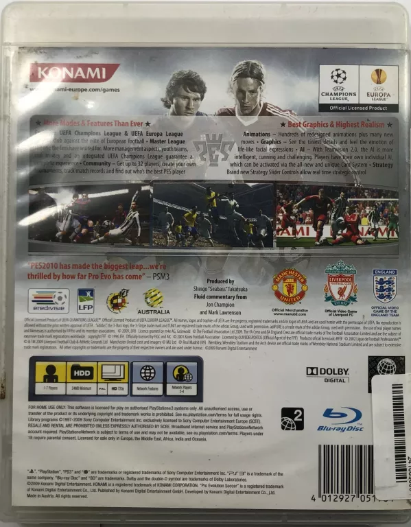 GRA PS3 PES 2010