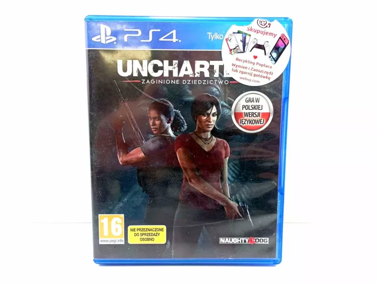 UNCHARTED ZAGINIONE DZIEDZICTWO (GRA PS4)