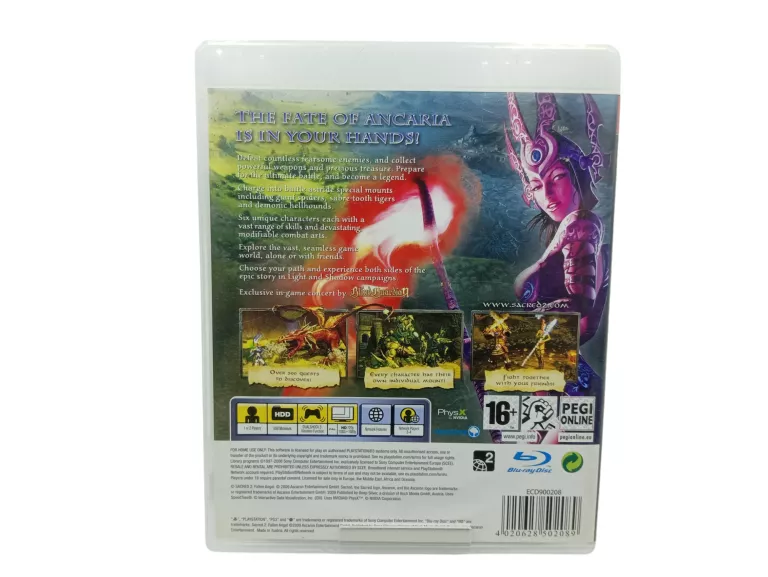 SACRED 2 FALLEN ANGEL PS3