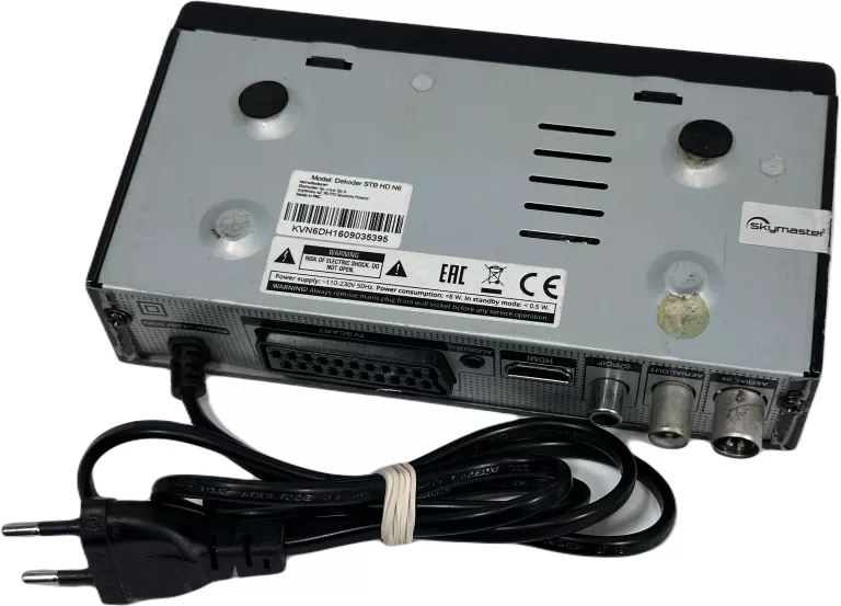 TUNER TV NAZIEMNEJ DVBT2 SKYMASTER HD STB N6 DVB T-2 DVBT2 DVB2