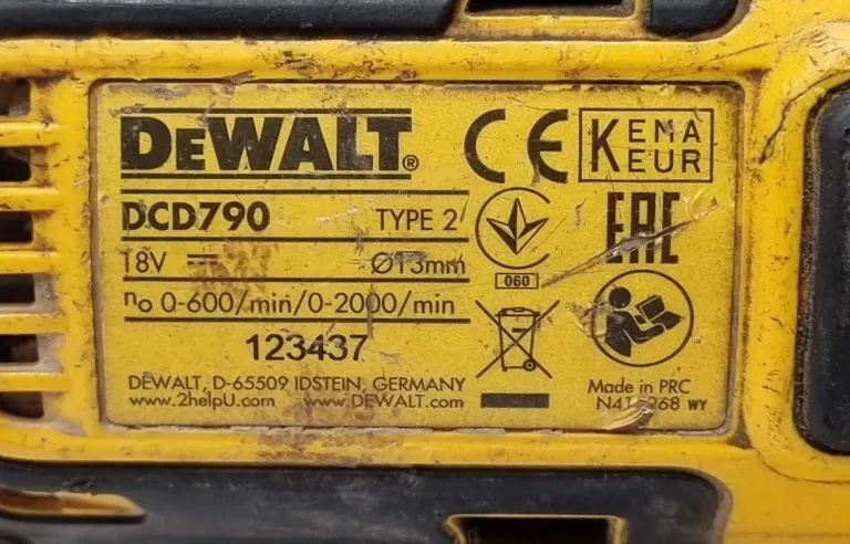 WKRETARKA DEWALT DCD 790