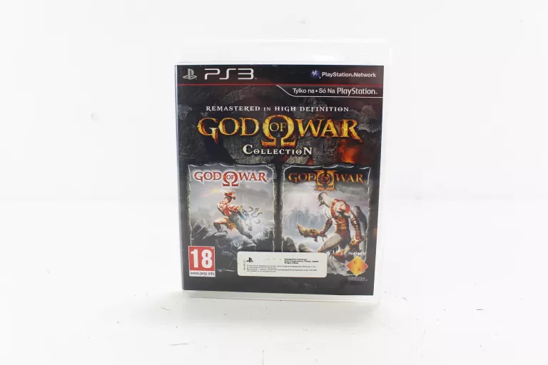 GRA NA KONSOLĘ PS3  GOD OF WAR COLLECTION (I + II) PEGI18 POLSKA WER. JĘZ.