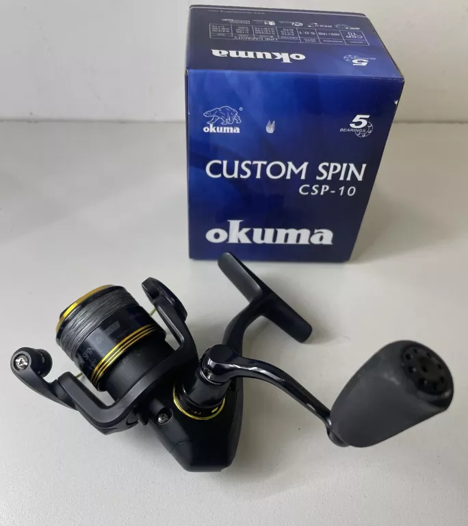 KOŁOWROTEK OKUMA CUSTOM SPIN CSP-10 KOMPATKOWY BDB STAN