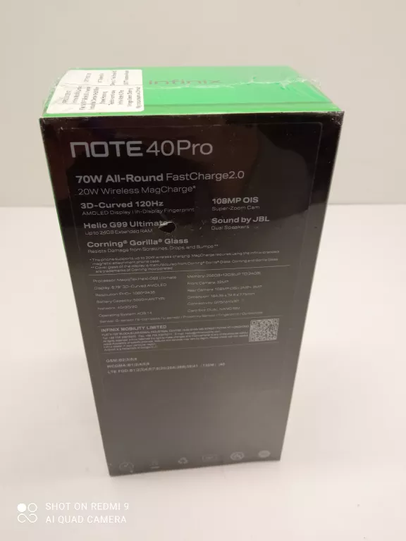 TELEFON INFINITY NOTE 40 PRO OPERATOR PLUS
