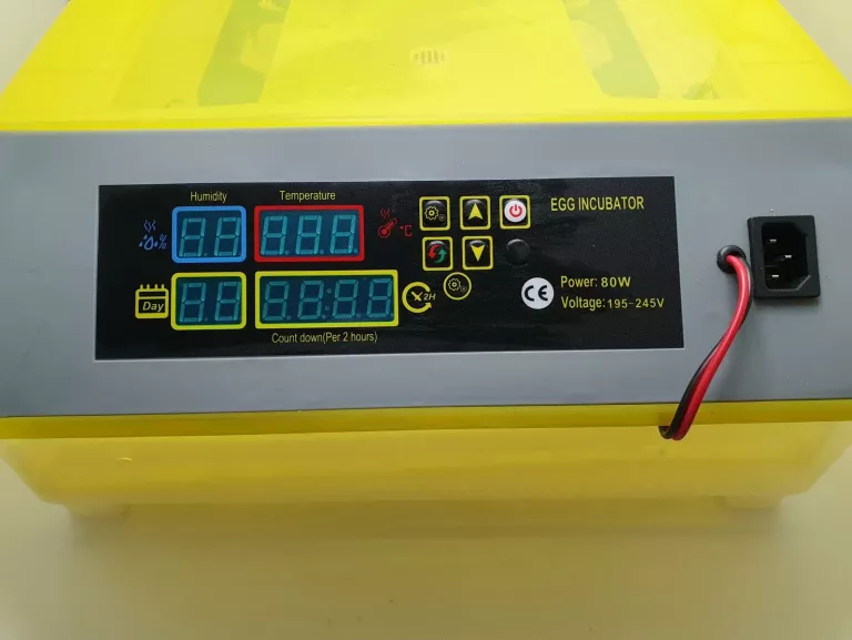 AUTOMATYCZNY INKUBATOR DO 54 JAJ WYLĘGARKA 80W