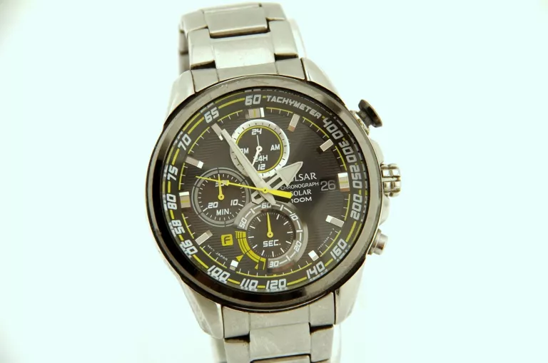 ZEGAREK MĘSKI SOLARNY CHRONOGRAF PULSAR BY SEIKO PZ6003X1 VR43-X002 SOLAR