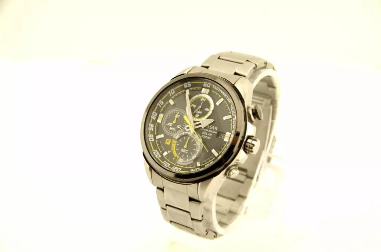 ZEGAREK MĘSKI SOLARNY CHRONOGRAF PULSAR BY SEIKO PZ6003X1 VR43-X002 SOLAR
