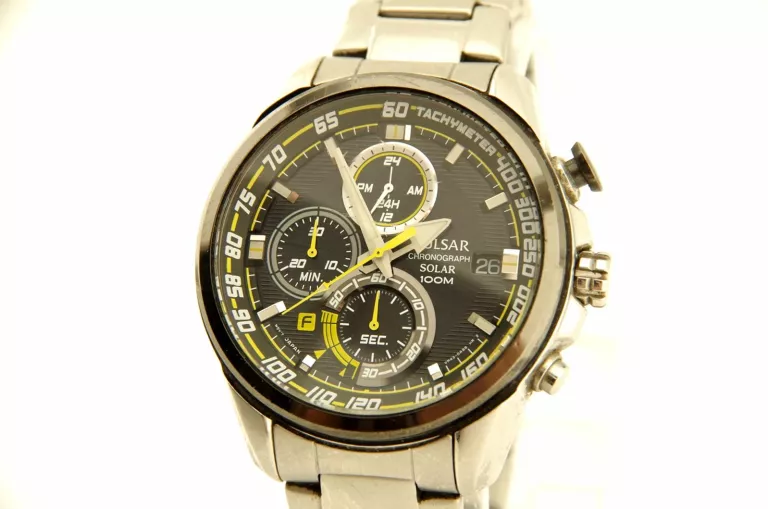ZEGAREK MĘSKI SOLARNY CHRONOGRAF PULSAR BY SEIKO PZ6003X1 VR43-X002 SOLAR
