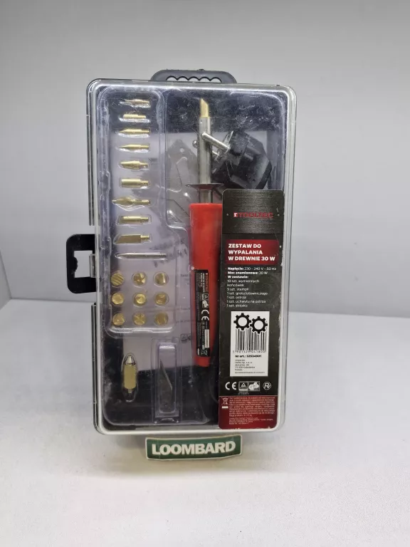 ZESTAW DO WYPALANIA W DREWNIE 30W TOOLTEC