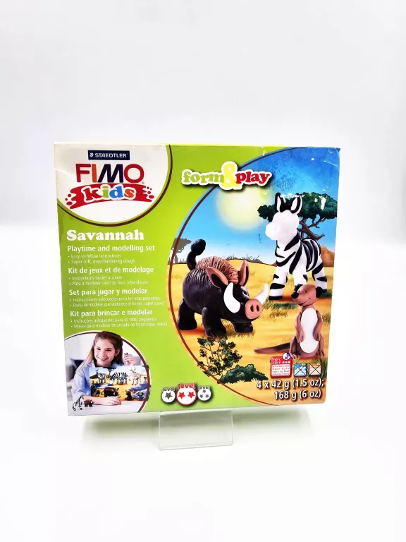 MODELINA DLA DZIECI STAEDTLER FIMO KIDS SAWANNA 168 G
