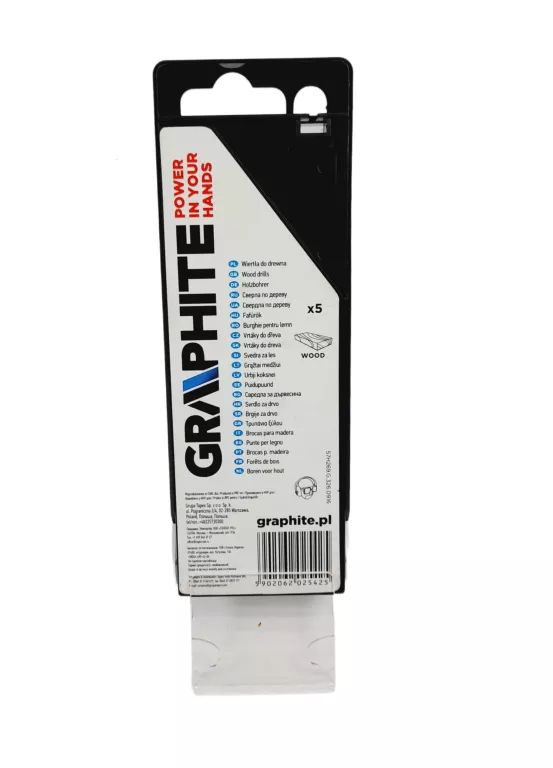 ZESTAW WIERTEŁ GRAPHITE 57H269 (5 SZT.)