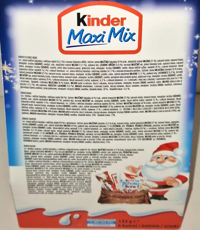 KINDER MAXI MIX + MASKOTKA MIŚ
