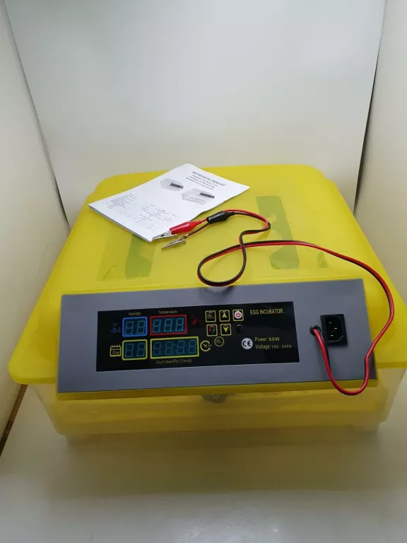 AUTOMATYCZNY INKUBATOR DO 54 JAJ WYLĘGARKA 80W