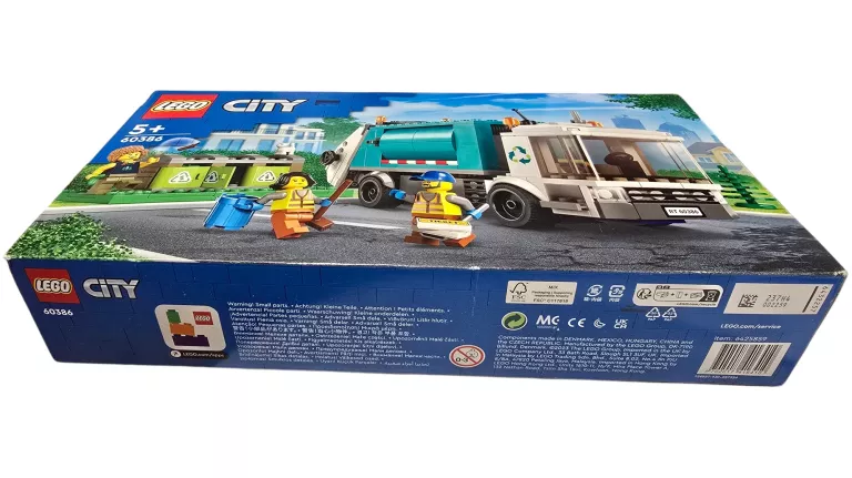 LEGO 60386 CIĘŻARÓWKA RECYKLINGOWA