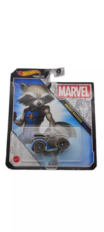 HOT WHEELS ROCKET RACCOON CHARACTER CARS HHB96