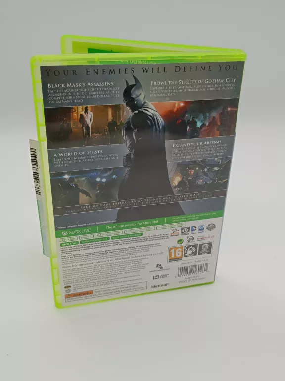 GRA XBOX 360 BATMAN ARKHAM ORIGINS/WARTO!