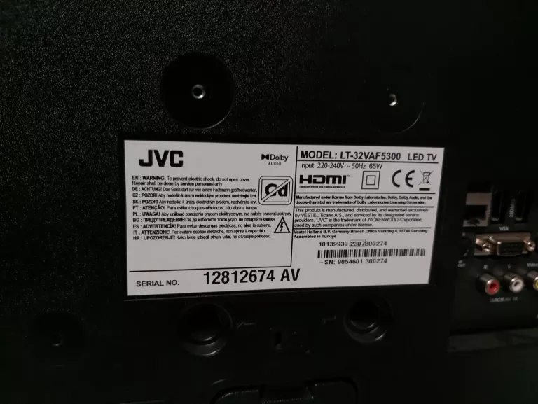 TELEWIZOR LED JVC LT-32VAF5000 SMART TV + PILOT