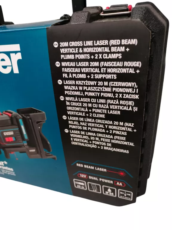 LASER KRZYŻOWY ERBAUER 360° 20 M