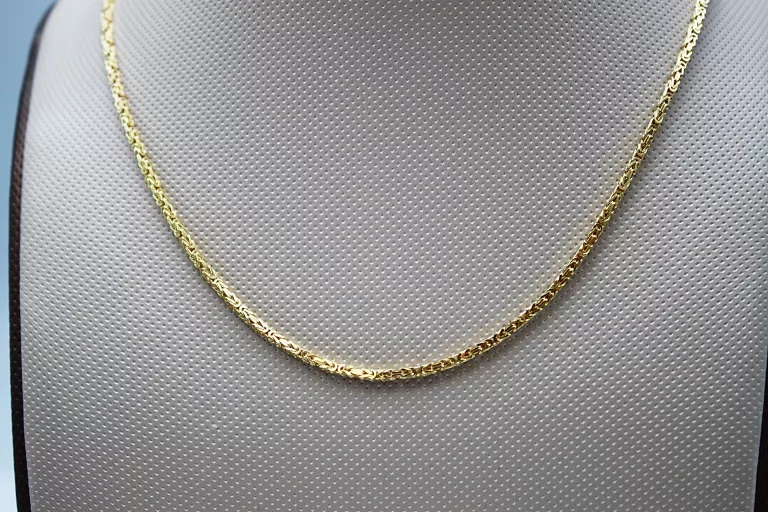 ZŁOTY ŁAŃCUSZEK SPLOT KROLEWSKI [13,31G 585PR 55CM]