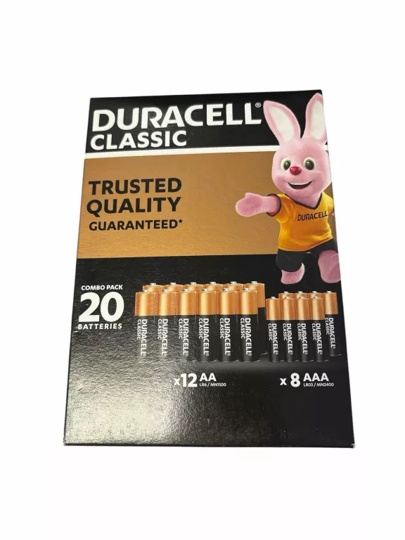 ZESTAW BATERIA ALKALICZNA DURACELL AA (R3) 12 SZT + AAA 8SZT