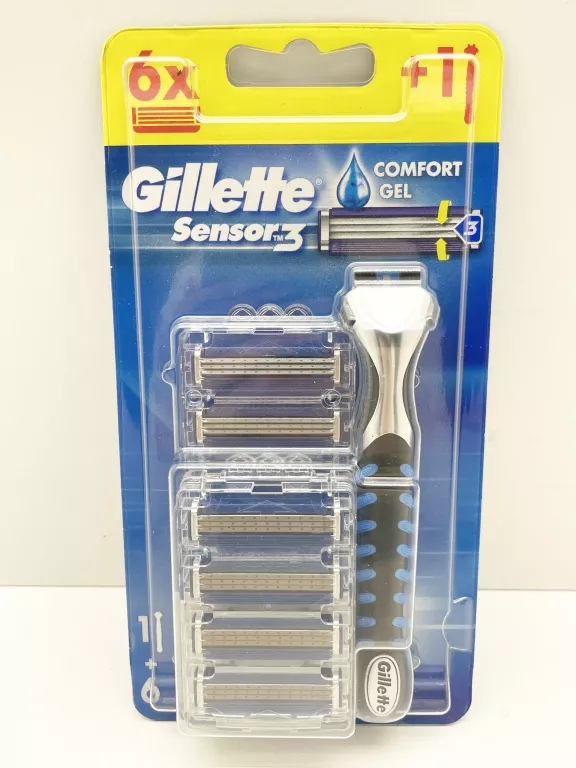 MASZYNKA GILLETTE SENSOR 3 + 6 OSTRZY