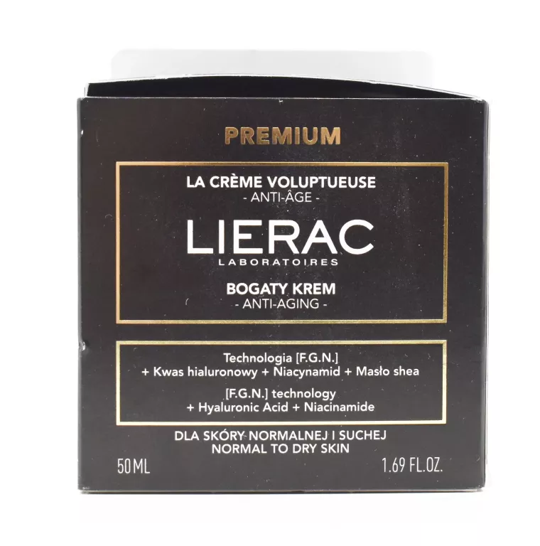 LIERAC PREMIUM BOGATY KREM PRZECIWZMARSZCZKOWY 50ML