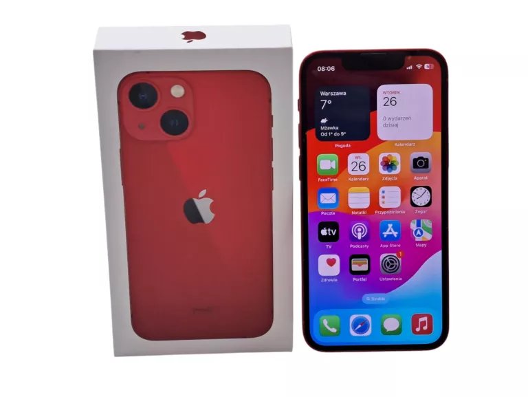 TELEFON APPLE IPHONE 13 MINI 4/128 GB 5,4" 2406 MAH BAT: 86%