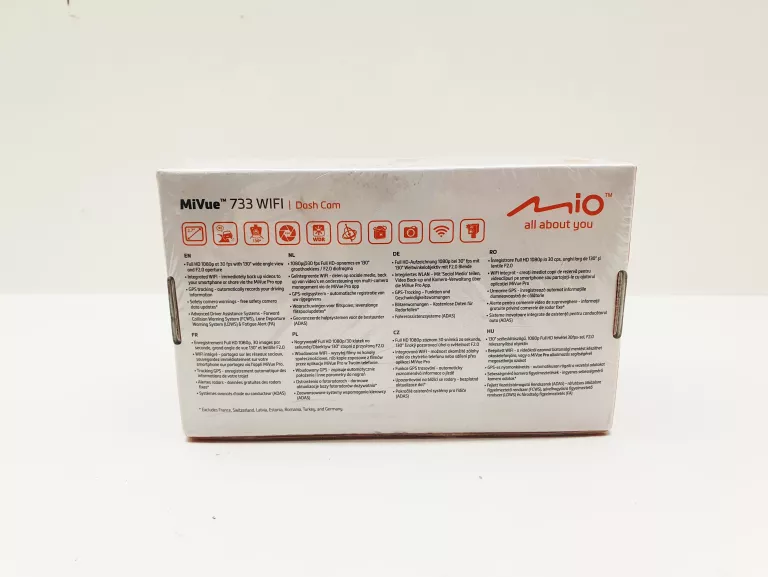 KAMERA SAMOCHODOWA MIO MIVUE 733 WIFI HD 2,7" 4MPX KOMPLET