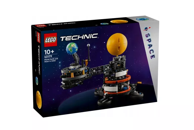 DZIEWICZY ZESTAW LEGO TECHNIC PLANETA ZIEMIA I KSIĘŻYC NA ORBICIE 42179