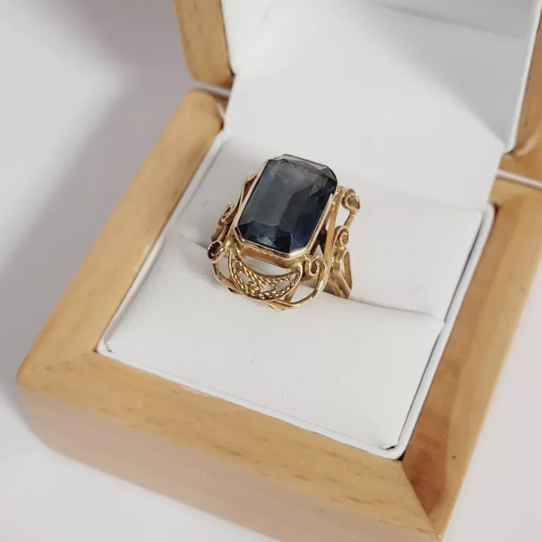 KLASYCZNY ZŁOTY PIERŚCIONEK 585 14K 6,77G R. 17