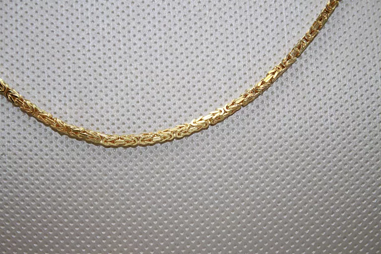 ZŁOTY ŁAŃCUSZEK SPLOT KROLEWSKI [13,31G 585PR 55CM]