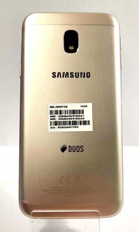 SMARTFON SAMSUNG GALAXY J3 2 GB / 16 GB 4G (LTE) ZŁOTY