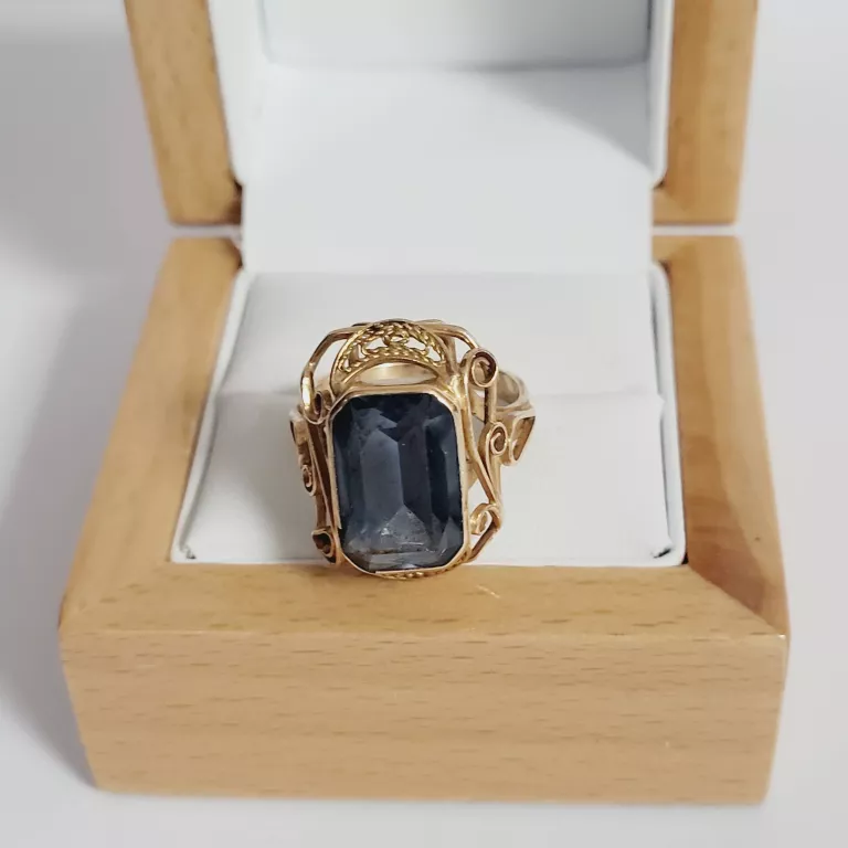 KLASYCZNY ZŁOTY PIERŚCIONEK 585 14K 6,77G R. 17