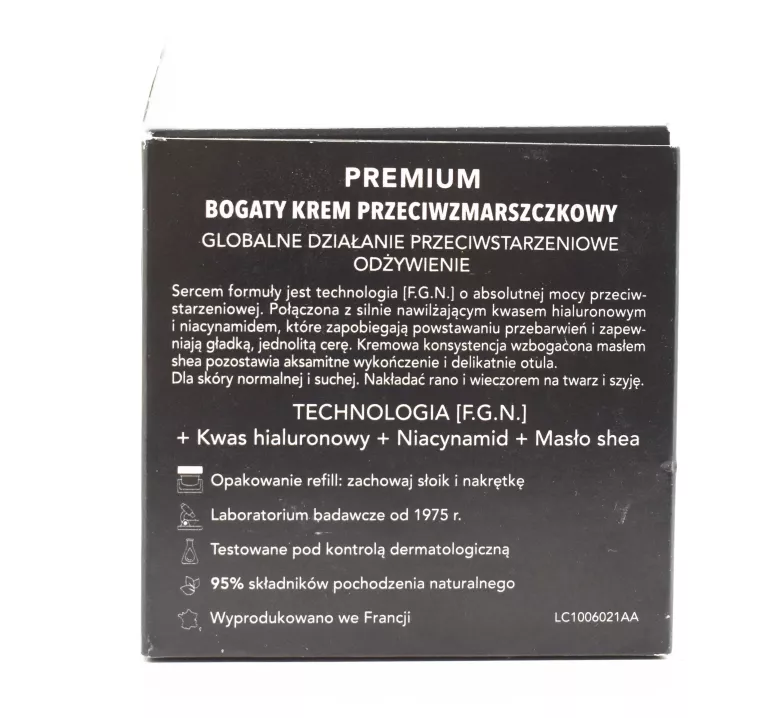 LIERAC PREMIUM BOGATY KREM PRZECIWZMARSZCZKOWY 50ML