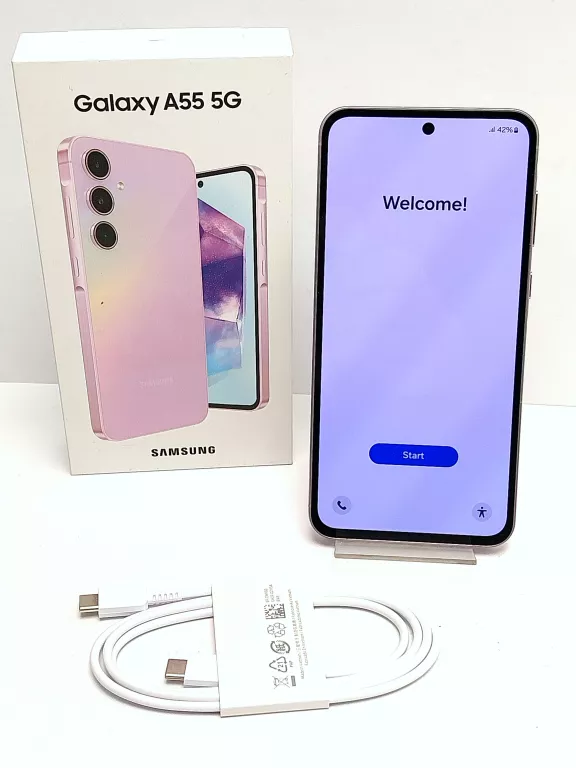 TELEFON SAMSUNG A55 5G 8/128GB + KOMPLET #NAJTANIEJ