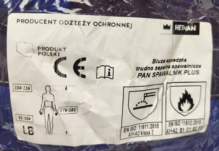 ZESTAW UBRAŃ ROBOCZYCH HETMAN PAN SPAWALNIK KOSZULA I SPODNIE OGRODNICZKI
